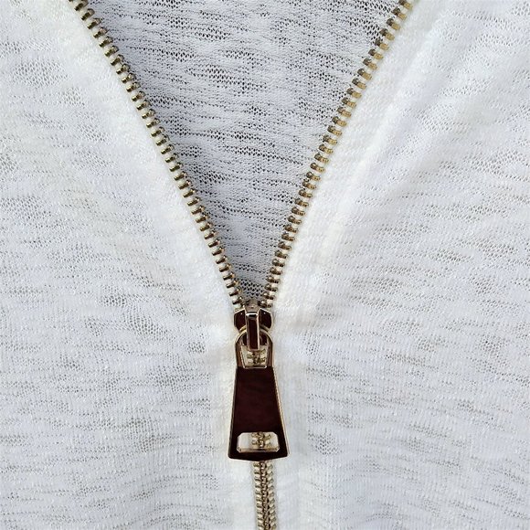 ALFANI ZIPPER TOP PETITE X-LARGE - Picture 2 of 6